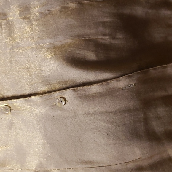 The Work Connection Gold Blouse - Picture 4 of 7